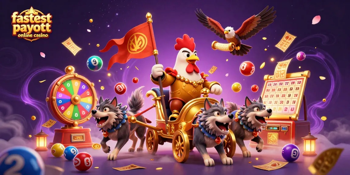 Experience the fastest payout online casino with thrilling gaming elements and vibrant characters.