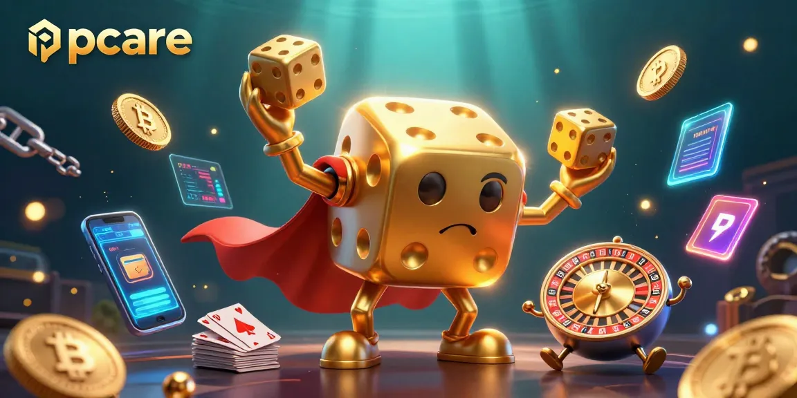 Players enjoy the thrilling casino experience with pccare, featuring a vibrant 3D dice golem.